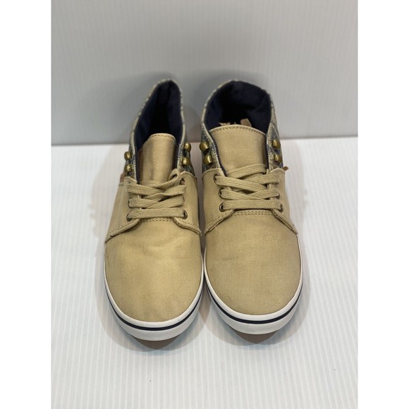 Vans Camryn Slim Skate Shoes Womens Sz 7 Native Taose Taupe/Blue Canvas RARE - Picture 6 of 7